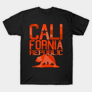 California Republic Bear (spicy red version) T-Shirt